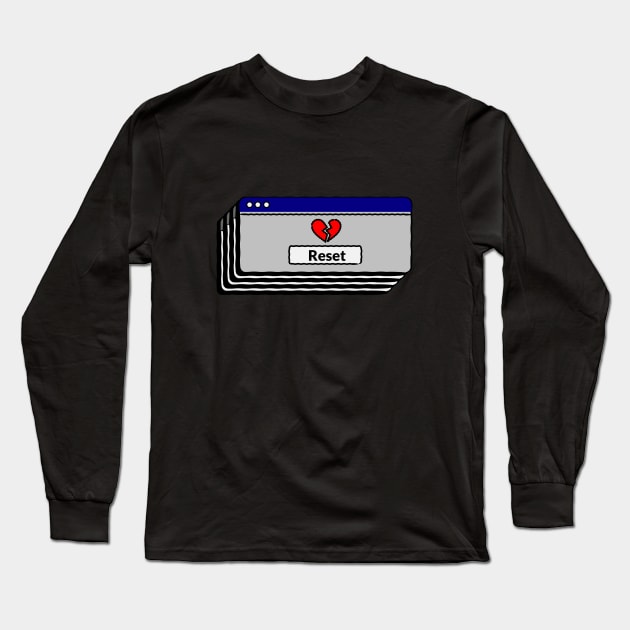 Love Not Found - Funny Sarcastic Doodle Long Sleeve T-Shirt by stokedstore